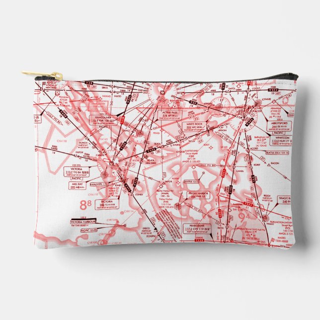 Aviation Chart Accessory Pouch (Front)