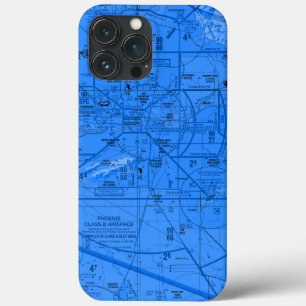 Aviation Chart iPhone 13 Pro Max Case