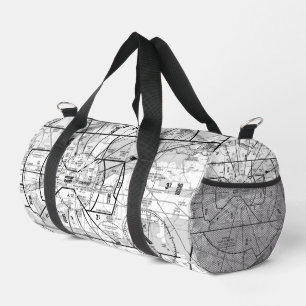 Aviation Chart Duffle Bag