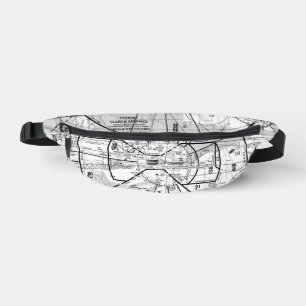 Aviation Chart Fanny Pack