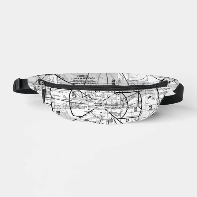 Aviation Chart Fanny Pack (Front)