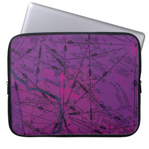 Aviation Chart Laptop Sleeve