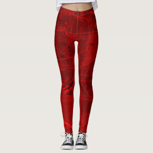 Aviation Chart Leggings