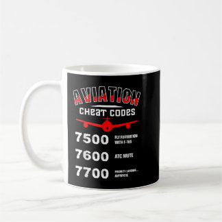 Aviation Cheat Codes gift, Aviation gift, Pilogift Coffee Mug