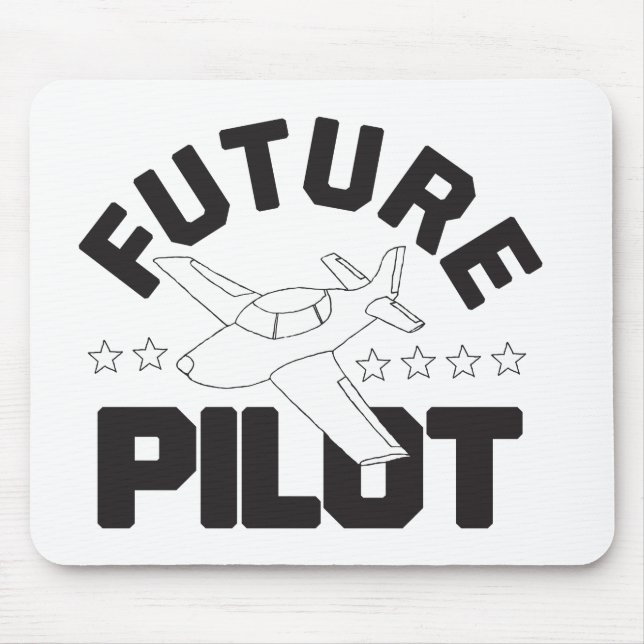 Aviation for Kids Flying High Future Pilots Mouse Pad (Front)