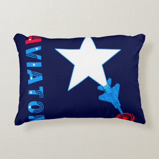 Aviation Glory Accent Pillow (Front)