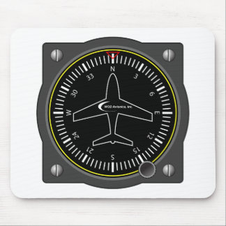 Aviation Heading Gauge Mouse Pad