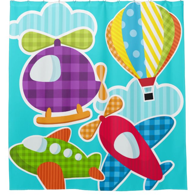 Aviation Hot Air Balloon Airplanes Helicopter (Front)