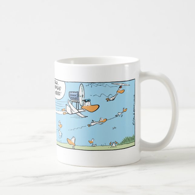 Aviation Humor Cartoon Coffee Mug (Right)