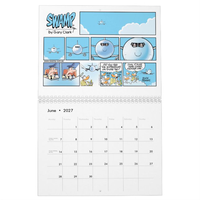 Aviation Humour Comics Calendar (Jun 2027)