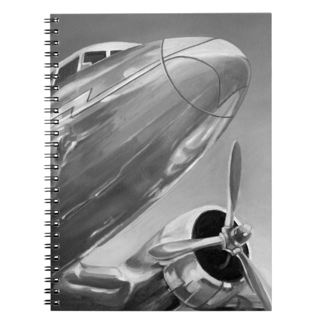 Aviation Icon: Up-Close View Notebook (Front)