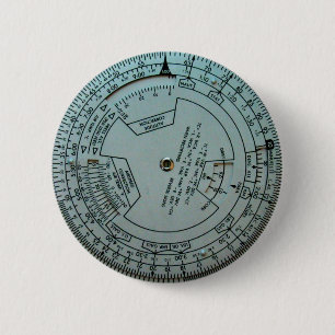 Aviation Navigation Computer 2 Inch Round Button