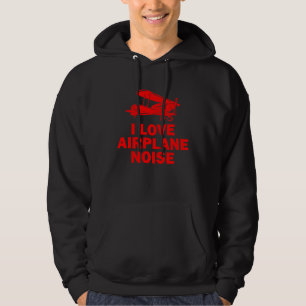 Aviation Pilot Airplane Cool Noise Plane Hoodie