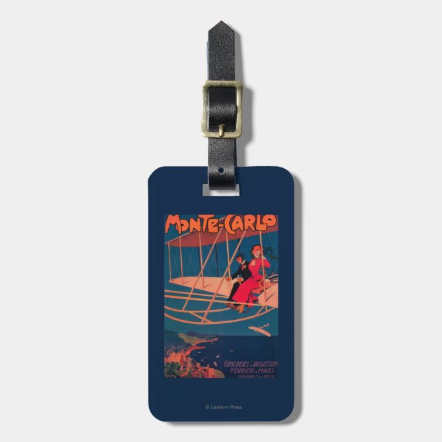 Aviation Sporting Poster Luggage Tag (Front Vertical)