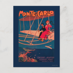 Aviation Sporting Poster Postcard