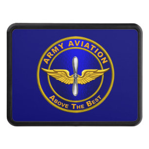 Aviation trailer hitch cover