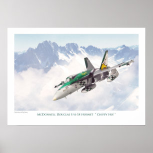 aviationart Poster  F/A-18 Hornet Chippy Ho