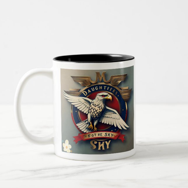 "Aviation's Leading Ladies" Two-Tone Coffee Mug (Left)
