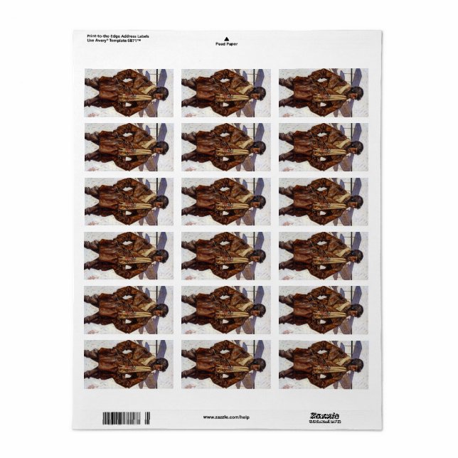 Aviator, 1917 by Joseph Christian Leyendecker Label (Full Sheet)