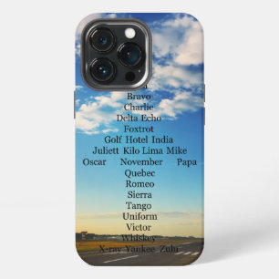 Aviator Alphabet Airplane iPhone 13 Pro Case