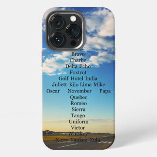 Aviator Alphabet Airplane  iPhone 13 Pro Case