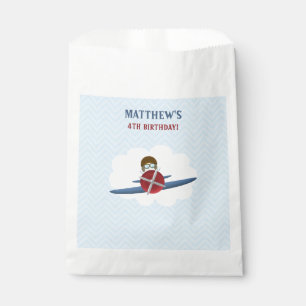Aviator and His Plane Favour Bag
