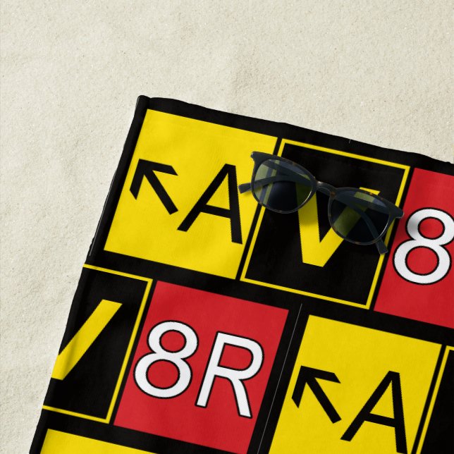 Aviator - AV8R - Beach Towel (In Situ)