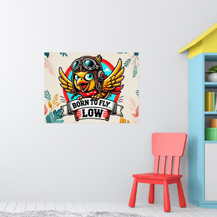 Aviator Chick Poster