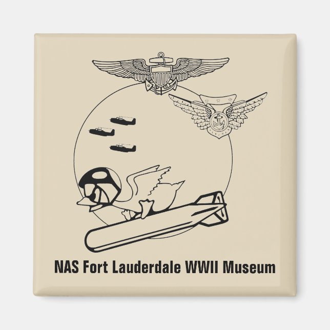 Aviator Duck Magnet (Front)