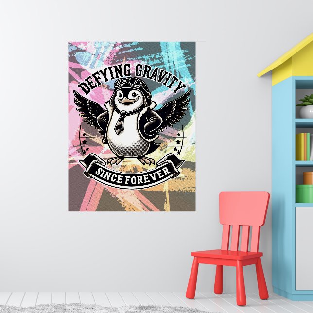 Aviator Penguin Poster (Nursery 1)