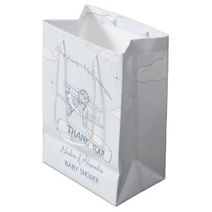 Aviator Pilot Airplane Precious Cargo Books Gifts Medium Gift Bag