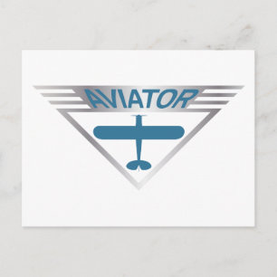 Aviator Postcard