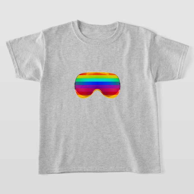 Aviator Pride Goggles T-Shirt (Laydown)