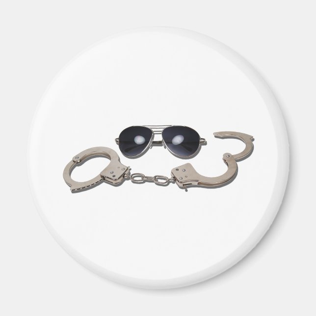 AviatorGlassessHandcuffs103110 Magnet (Front)