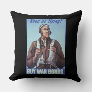Aviators Black Men Military Fighter Pilots Throw P Pillow