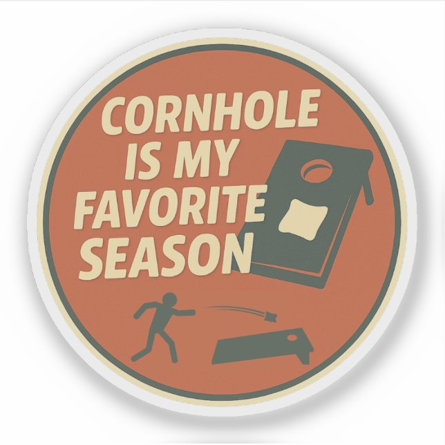 Avid Cornhole Player Humour (Front)