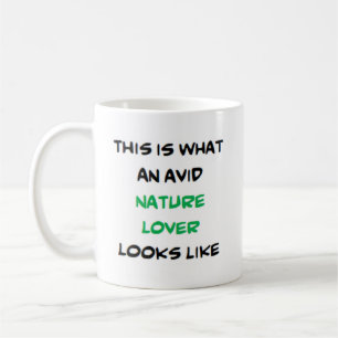 avid nature lover coffee mug