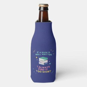 Avid Reader I - Jane Austen Quote Bottle Cooler
