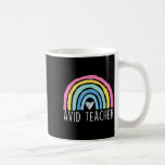 Avid Teacher Advancement Via Individual Appreciati Coffee Mug<br><div class="desc">Avid Teacher Advancement Via Individual Appreciation Rainbow</div>