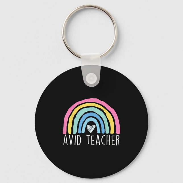 Avid Teacher Advancement Via Individual Appreciati Keychain (Front)