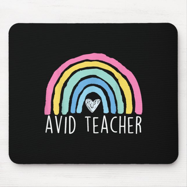 Avid Teacher Advancement Via Individual Appreciati Mouse Pad (Front)