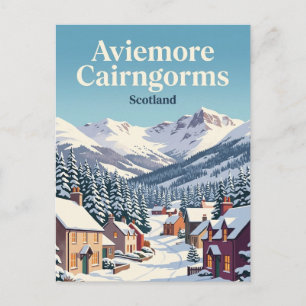 Aviemore Cairngorms, Scotland Postcard
