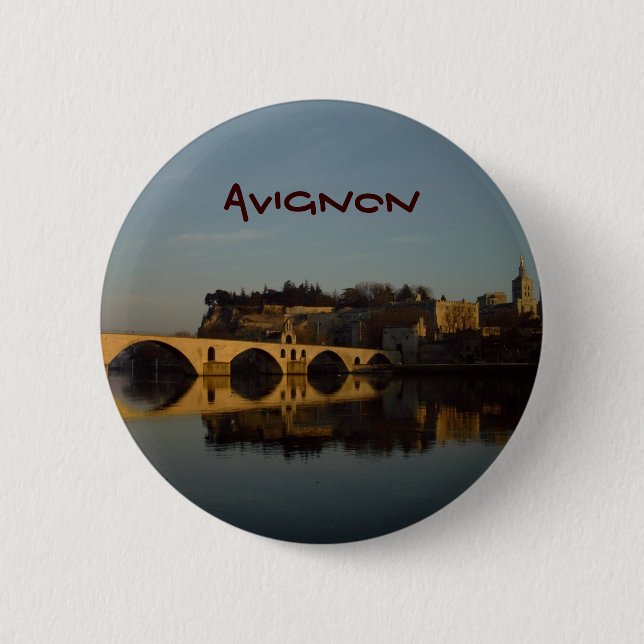 Avignon 2 Inch Round Button (Front)