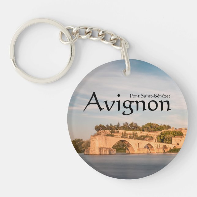 Avignon Bridge France Keychain (Front)