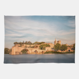 Avignon Bridge France Kitchen Towel