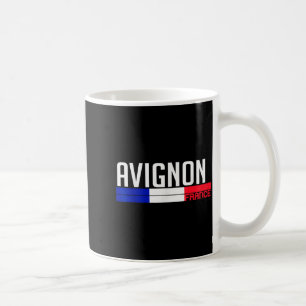 Avignon France Flag Travel Souvenir For Locals And Coffee Mug