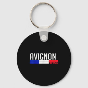 Avignon France Flag Travel Souvenir For Locals And Keychain