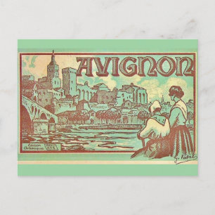 Avignon France Illustration Postcard