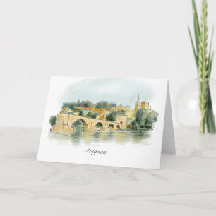 Avignon greeting card