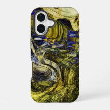 Avignon Olive Green Abstract